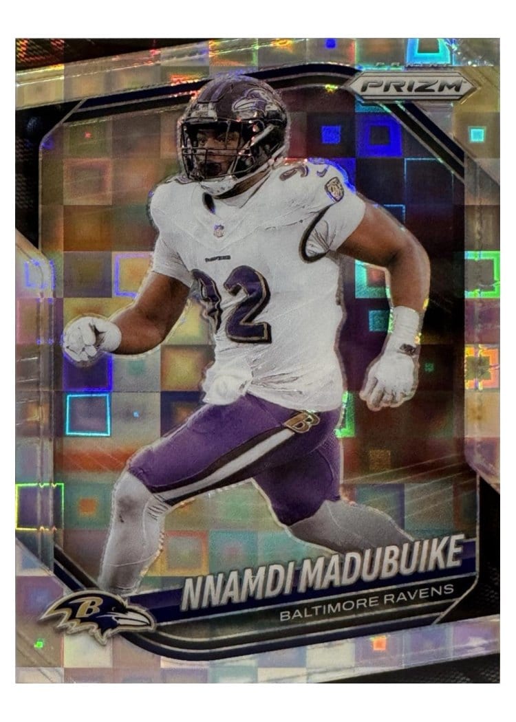 2025 Panini Prizm Base Set Nnamdi Madubuike #22 card