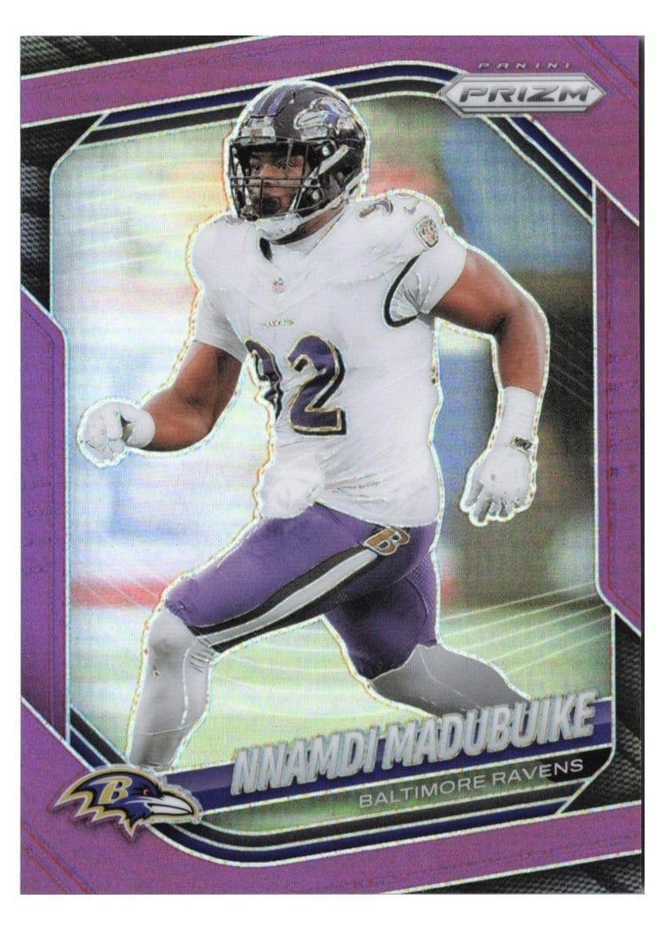 2025 Panini Prizm Base Set Nnamdi Madubuike #22 card