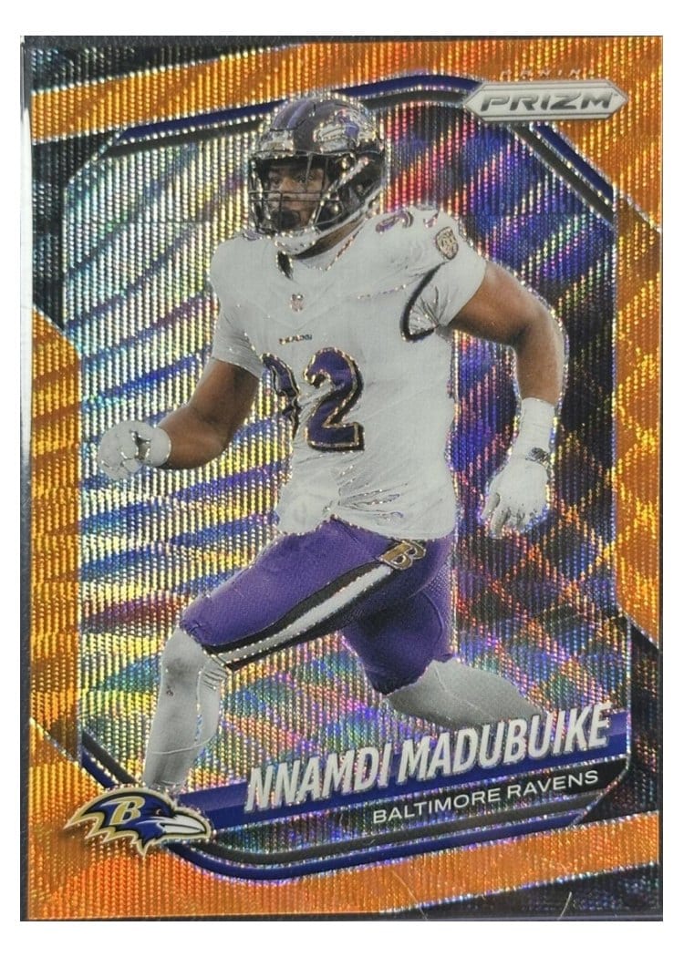 2025 Panini Prizm Base Set Nnamdi Madubuike #22 card