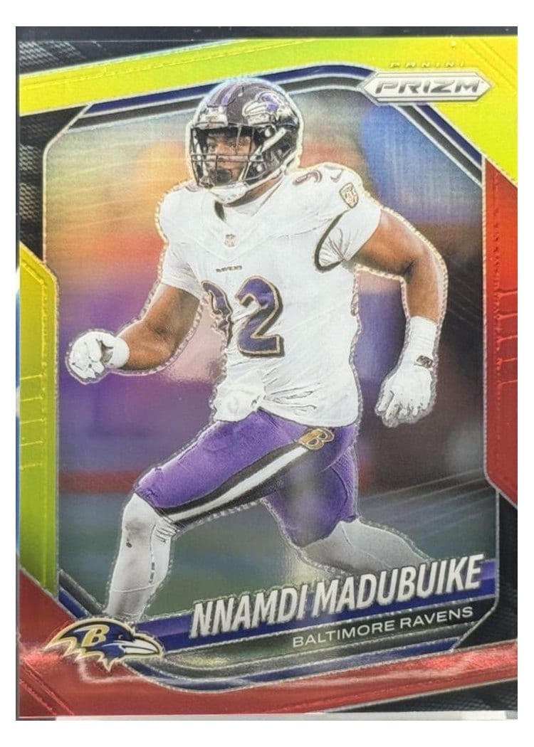 2025 Panini Prizm Base Set Nnamdi Madubuike #22 card