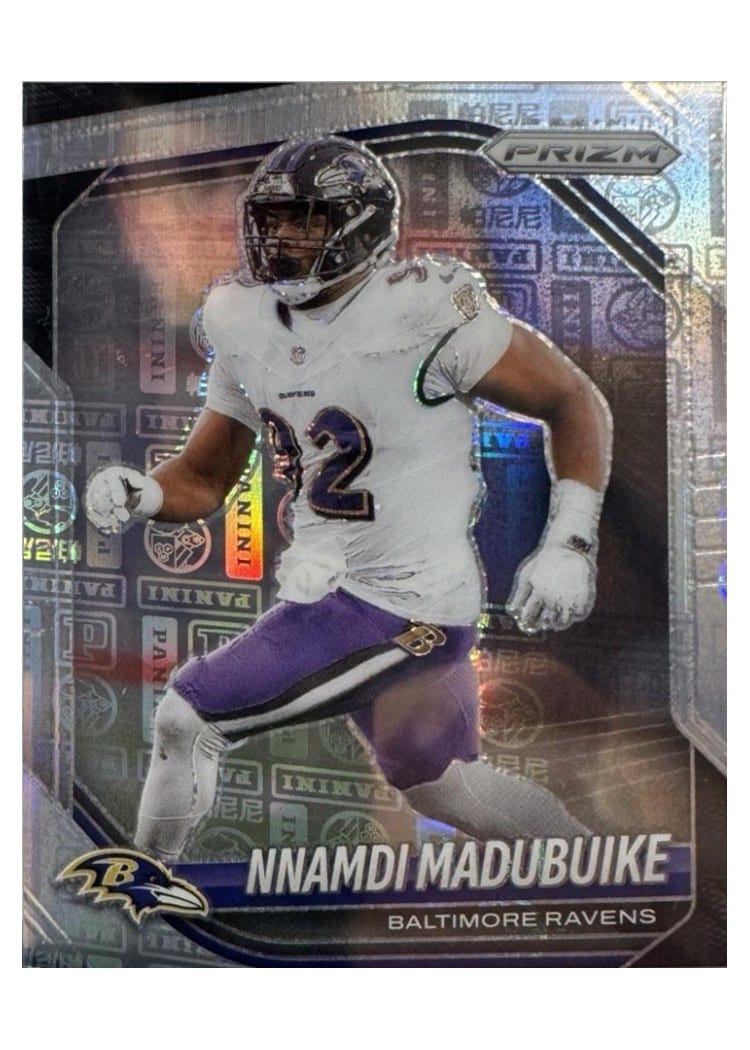 2025 Panini Prizm Base Set Nnamdi Madubuike #22 card
