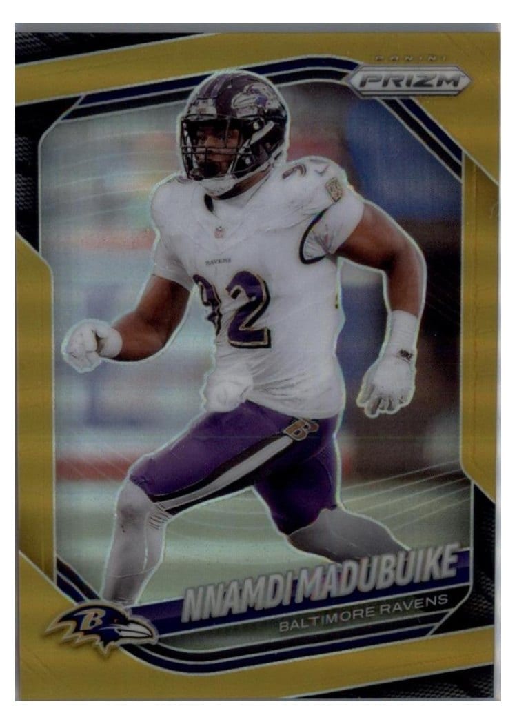 2025 Panini Prizm Base Set Nnamdi Madubuike #22 card