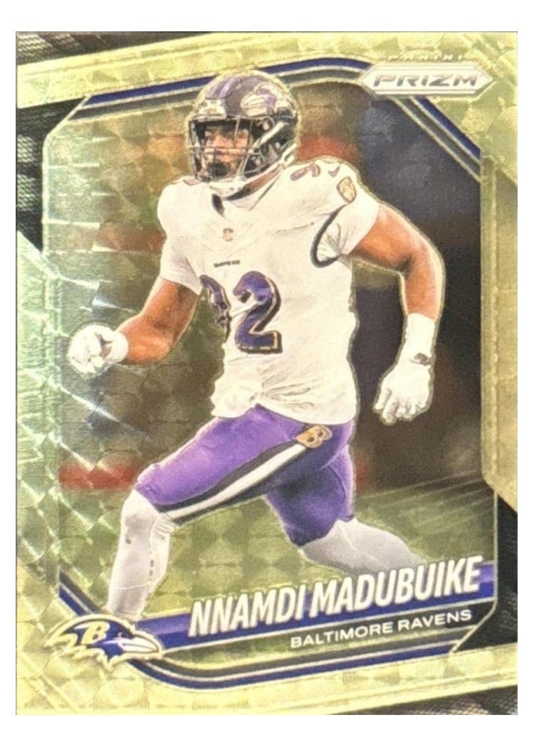 2025 Panini Prizm Base Set Nnamdi Madubuike #22 card