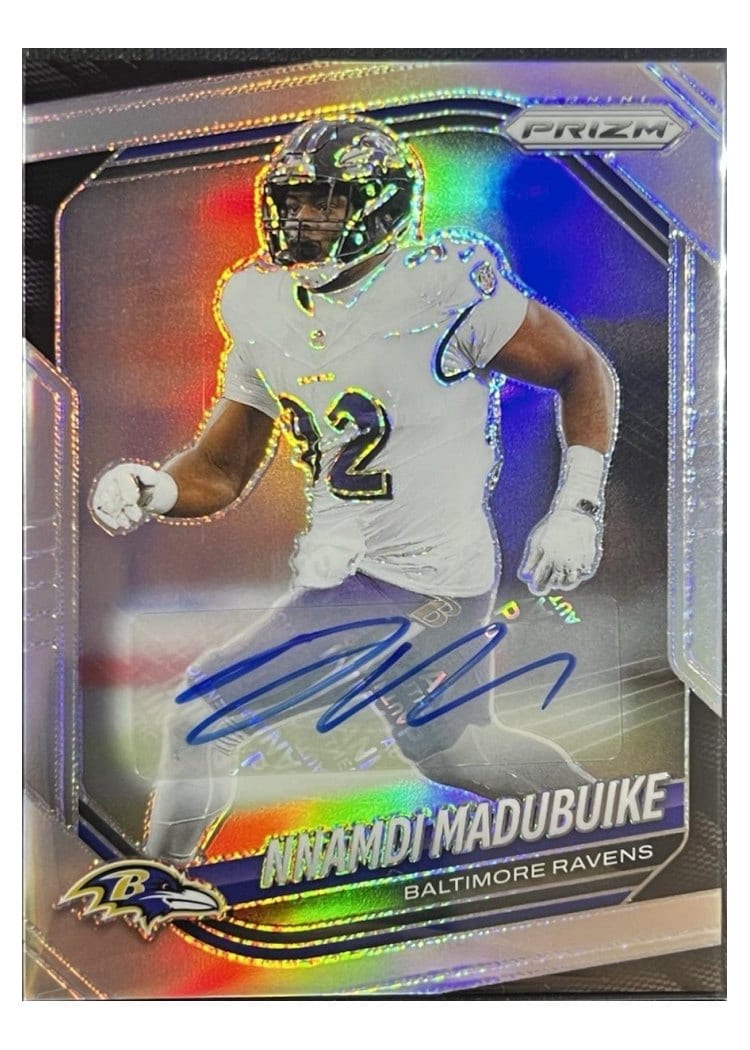 2025 Panini Prizm Base Set Nnamdi Madubuike #22 card