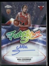 2025-26 Topps Chrome Future Stars Autographs Noa Essengue #FS-NE card