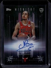 2025-26 Topps Midnight Dark Marks Rookies Signatures Noa Essengue #DMR-NE card