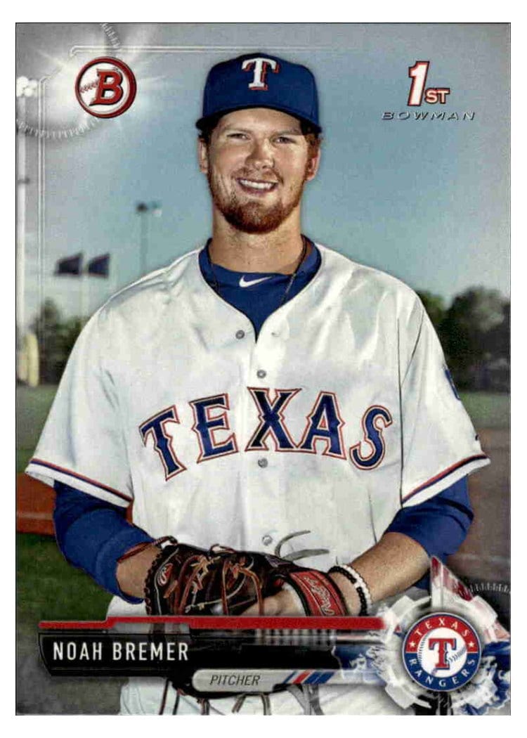 2017 Bowman Draft Base Set Noah Bremer #BD-127 card