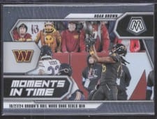 2025 Panini Mosaic Moments in Time Noah Brown #10 card