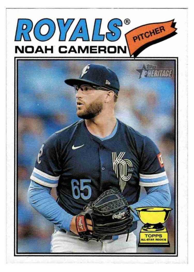 2026 Topps Heritage Base Set Noah Cameron #78 card