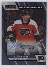 2023-24 O-Pee-Chee Platinum Blue Rainbow Autos Noah Cates #BA-NC card
