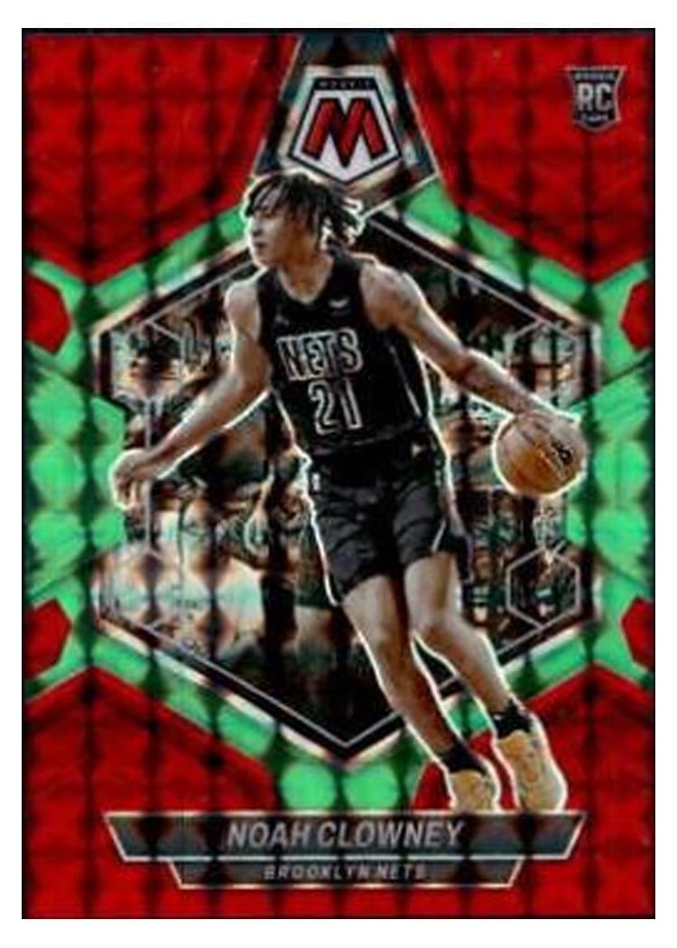 2023-24 Panini Mosaic Base Set Noah Clowney Green Fusion Choice #250 card