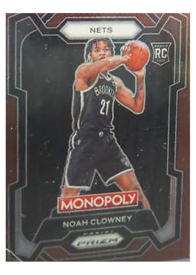 2023-24 Panini Prizm Monopoly Base Set Noah Clowney Brown #12 card