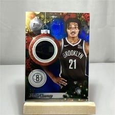 2025-26 Topps Holiday Player Relics Noah Clowney #PR-NC card