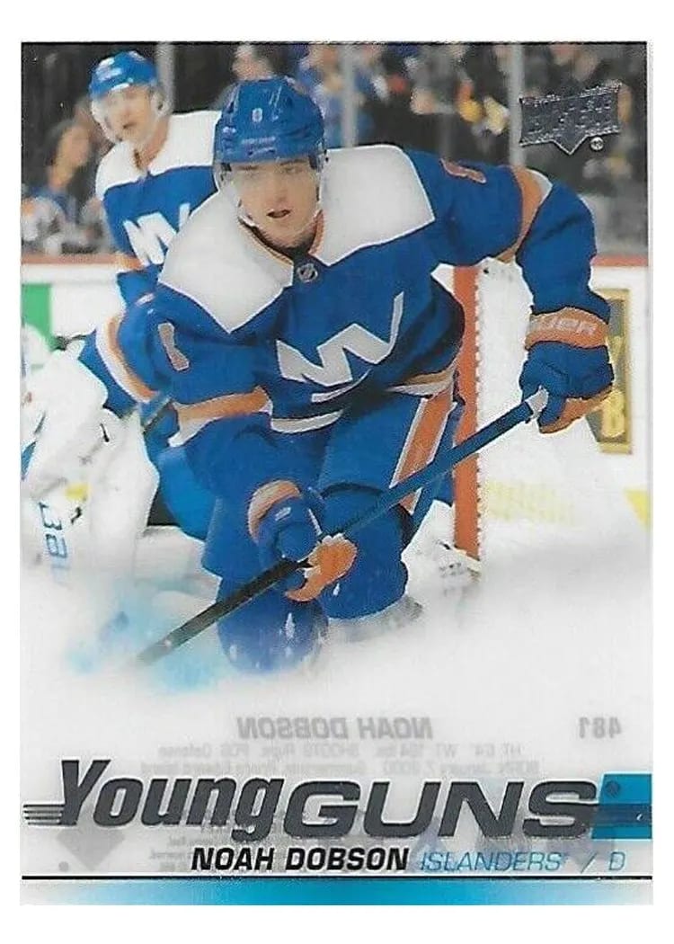 2019 Upper Deck Noah Dobson #481 card