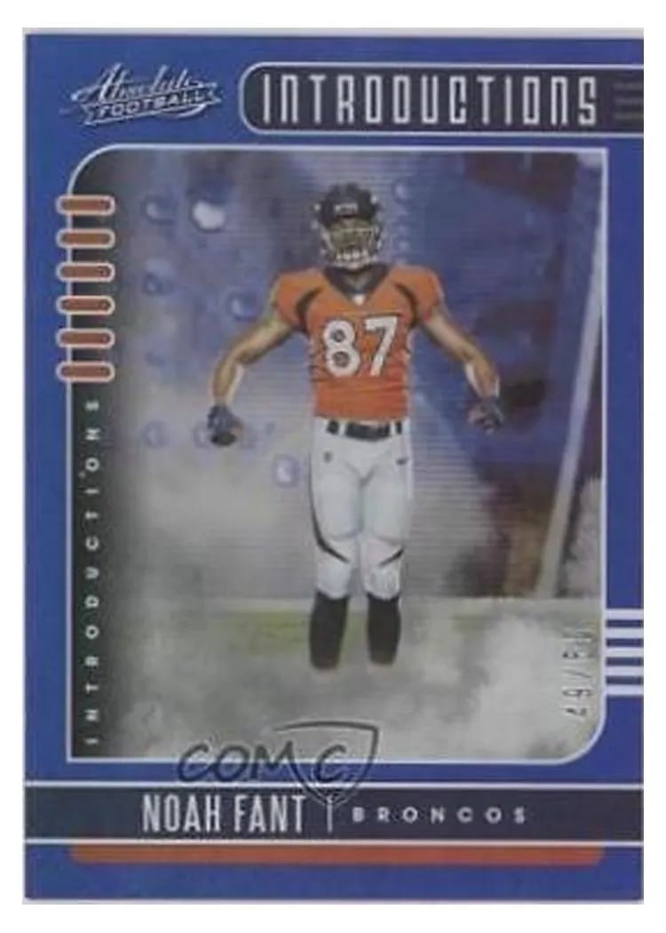 2019 Panini Absolute Introductions Noah Fant #18 card