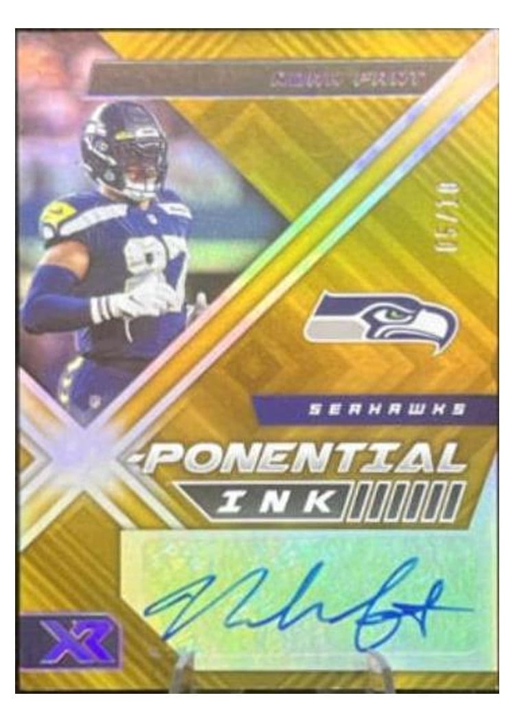 2022 Panini XR X Ponential Ink Noah Fant #XPI-NF card