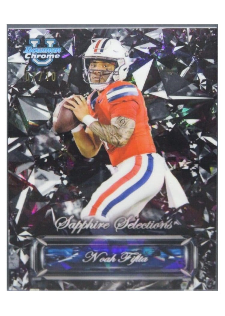 2024 Bowman University Chrome Sapphire Sapphire Selections Set Noah Fifita #SS-9 card