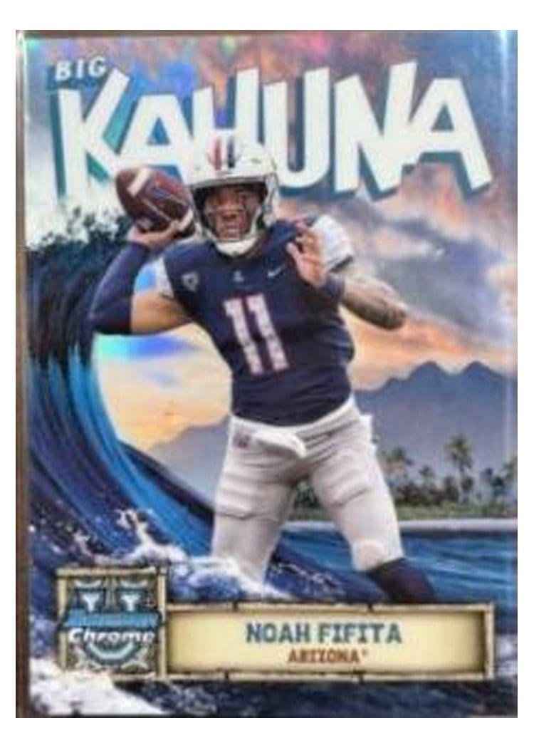 2024 Bowman University Chrome The Big Kahuna Set Noah Fifita #BK-12 card