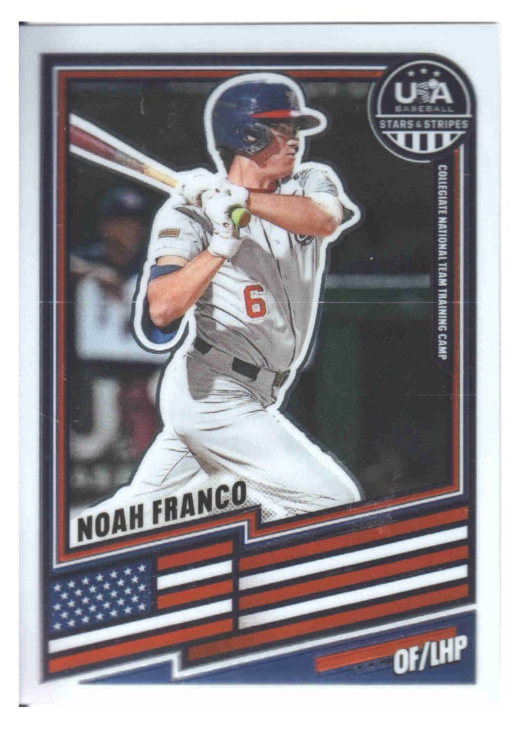 2026 Panini Stars & Stripes Prizm Base Set Noah Franco #134 card
