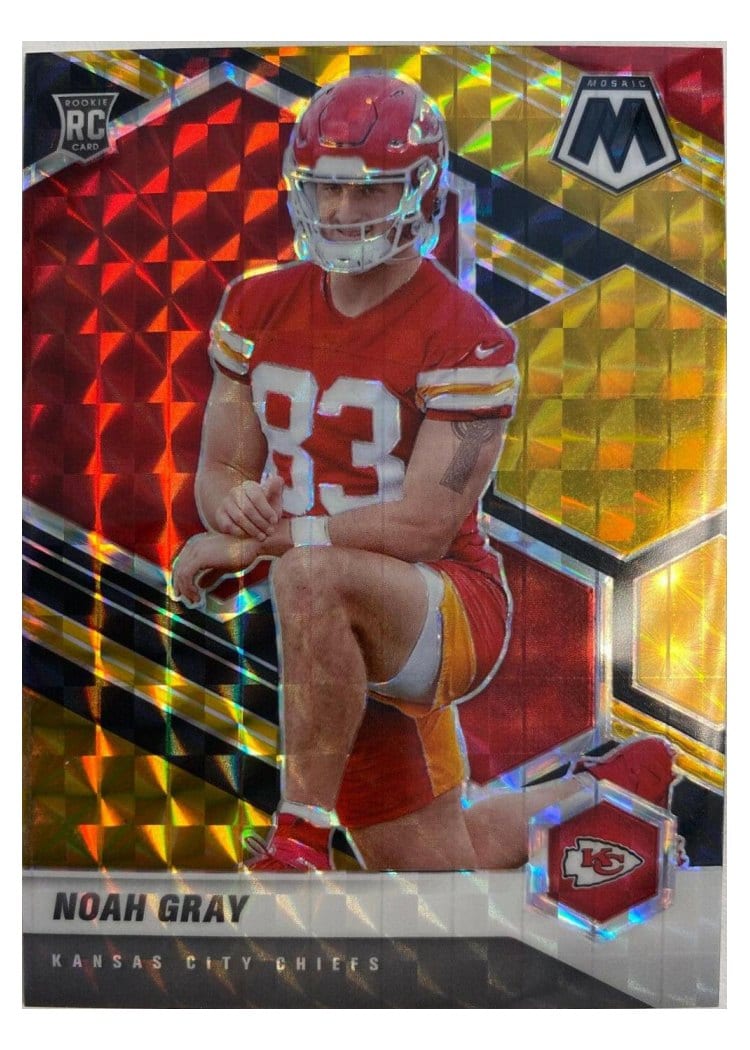 2021 Panini Mosaic Base Set Noah Gray #387 card