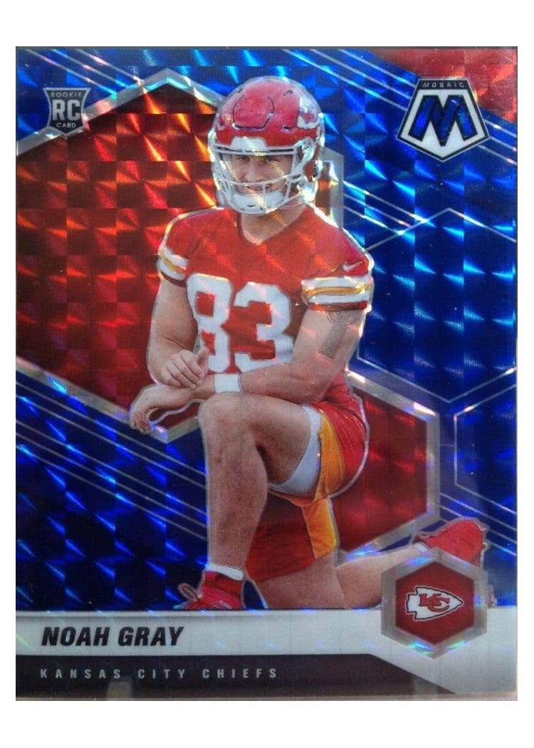 2021 Panini Mosaic Base Set Noah Gray #387 card