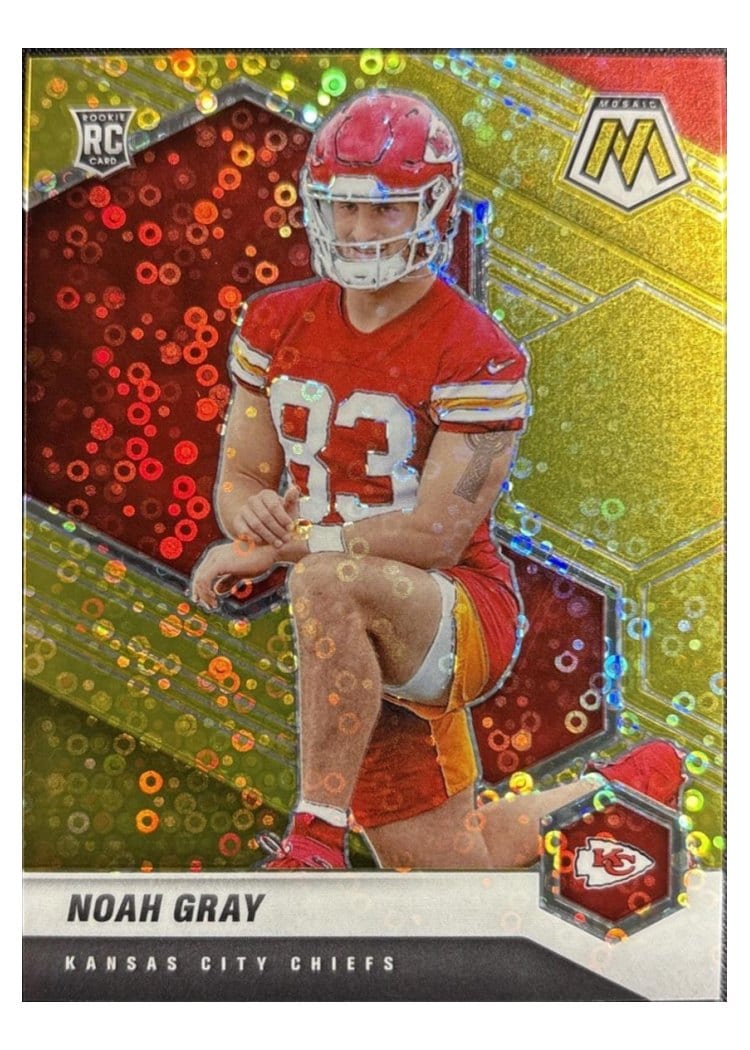 2021 Panini Mosaic Base Set Noah Gray #387 card