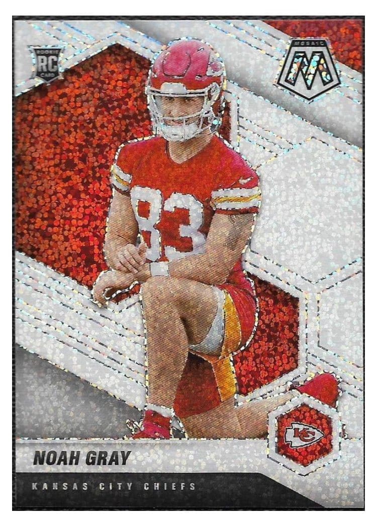 2021 Panini Mosaic Base Set Noah Gray #387 card