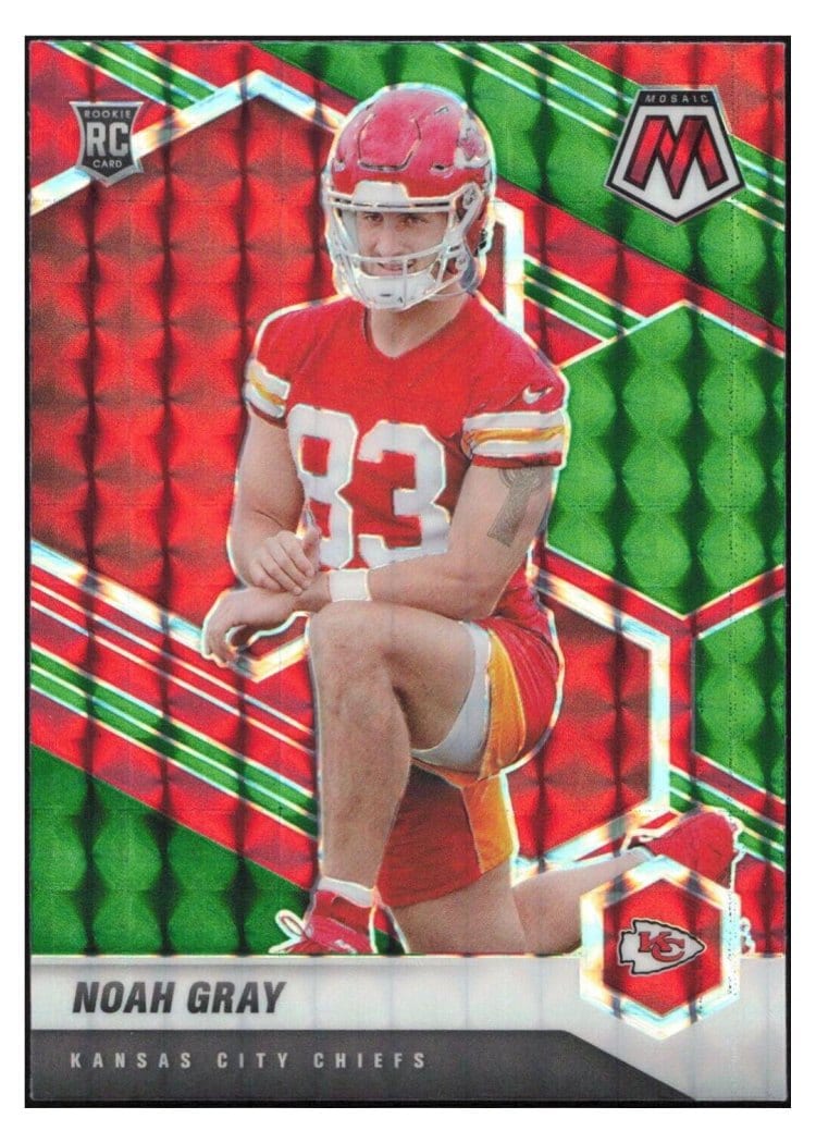 2021 Panini Mosaic Base Set Noah Gray #387 card