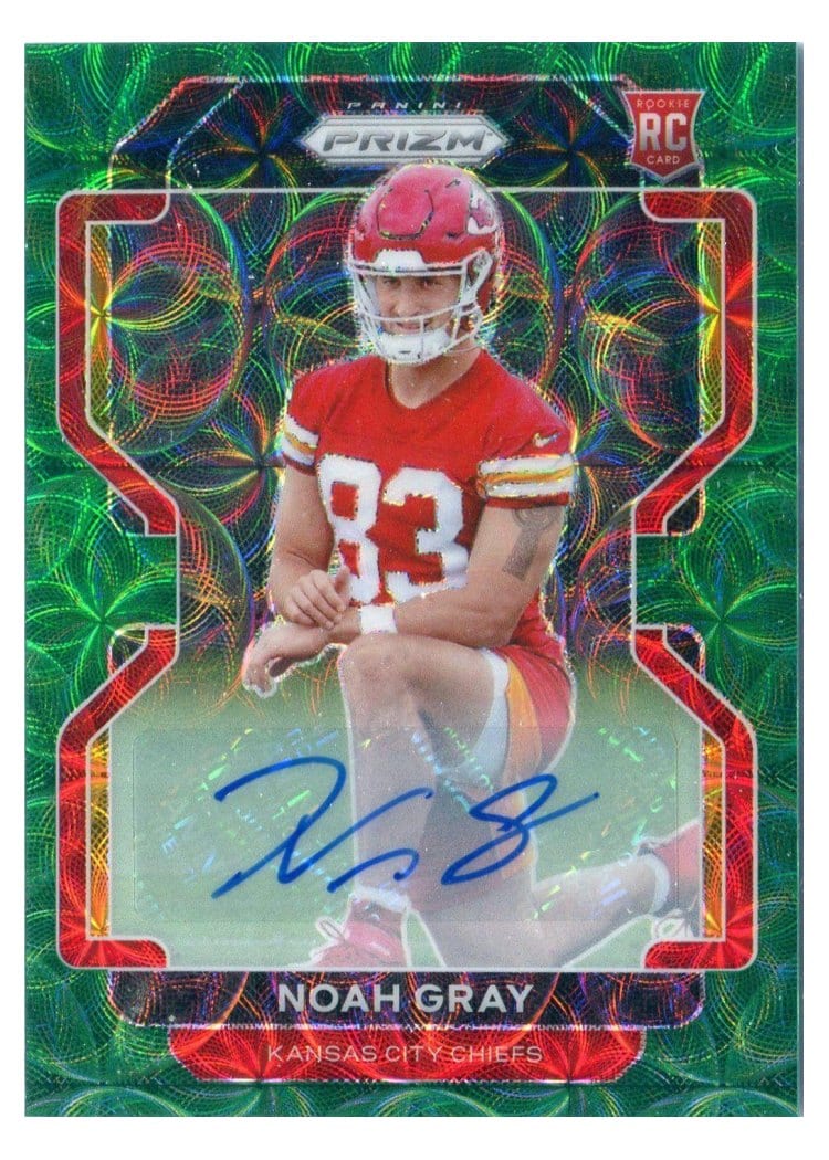2021 Panini Prizm Base Set Noah Gray #418 card