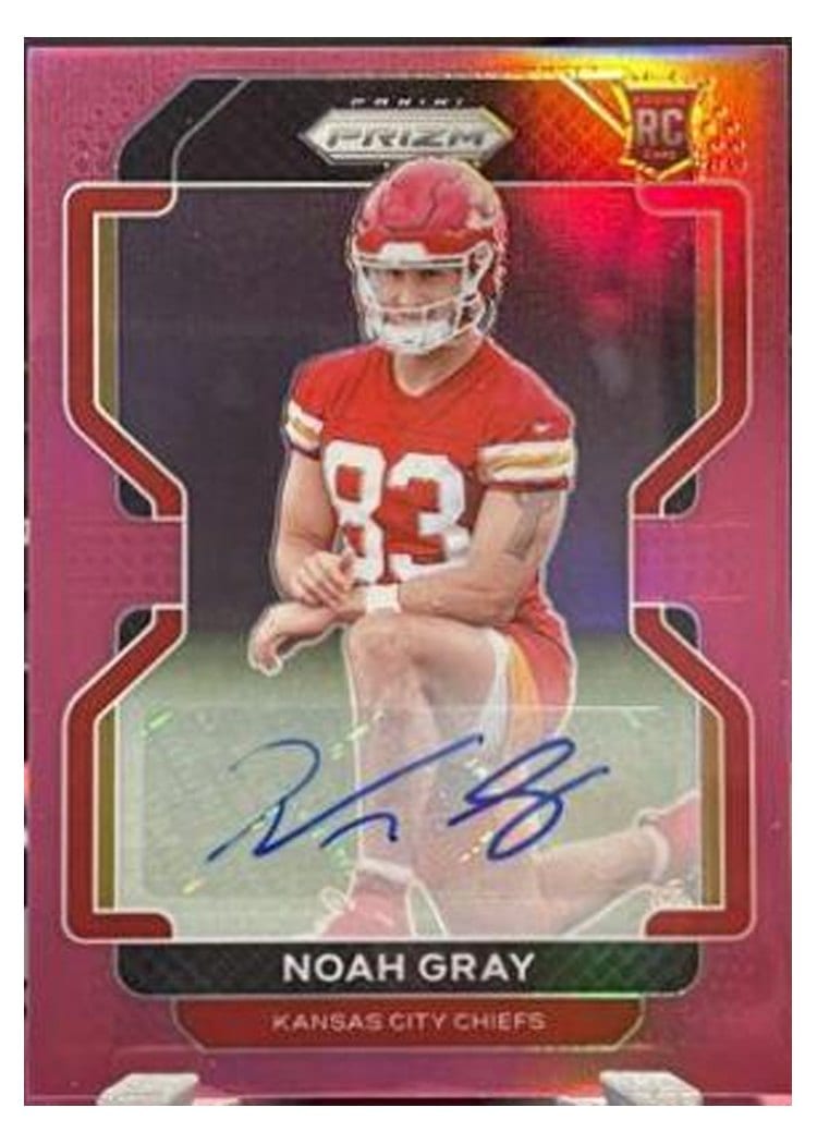 2021 Panini Prizm Base Set Noah Gray #418 card