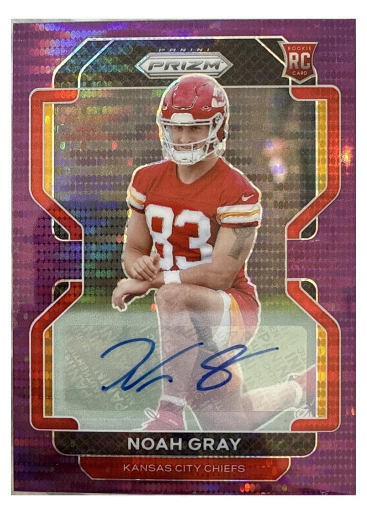 2021 Panini Prizm Base Set Noah Gray #418 card