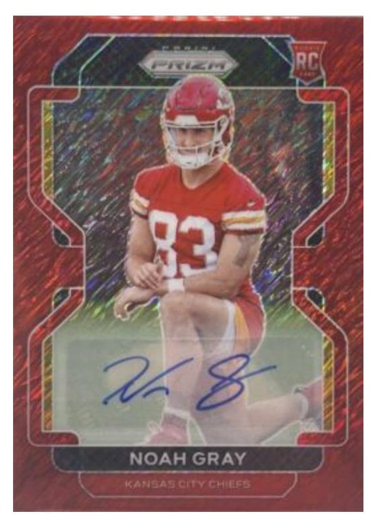 2021 Panini Prizm Base Set Noah Gray #418 card