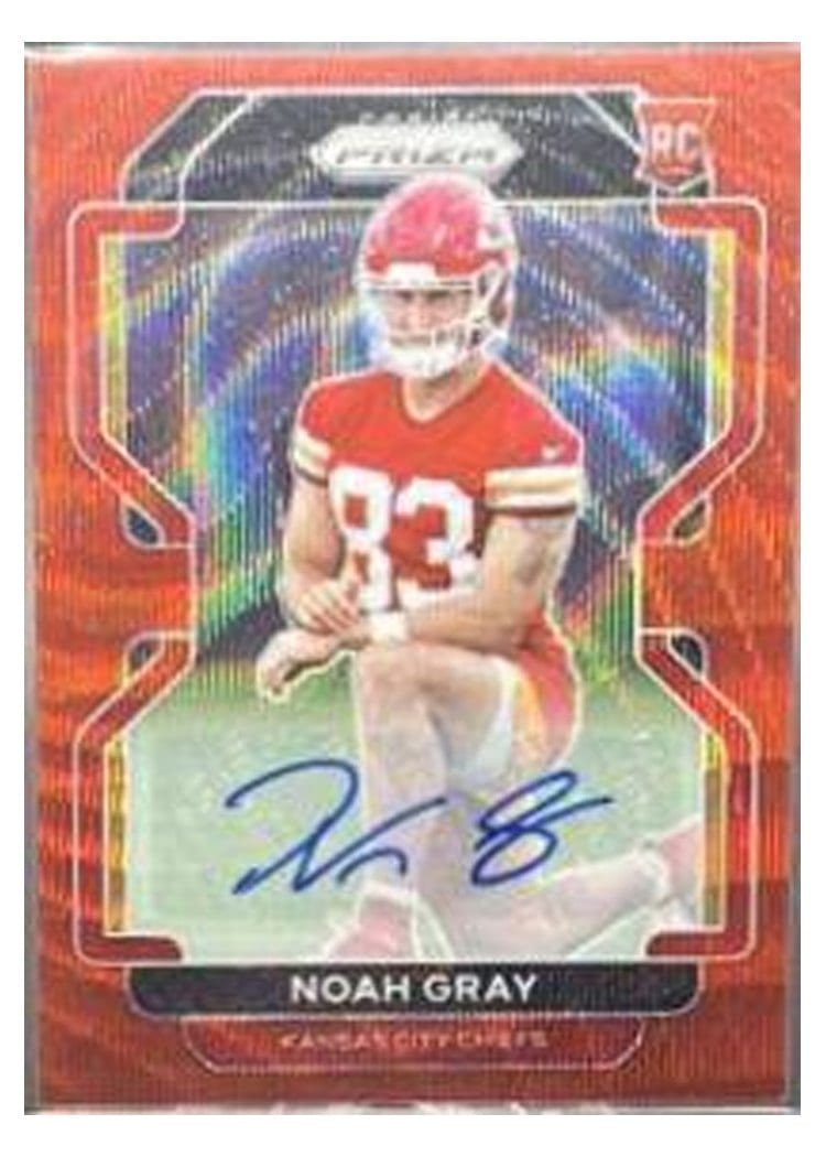2021 Panini Prizm Base Set Noah Gray #418 card