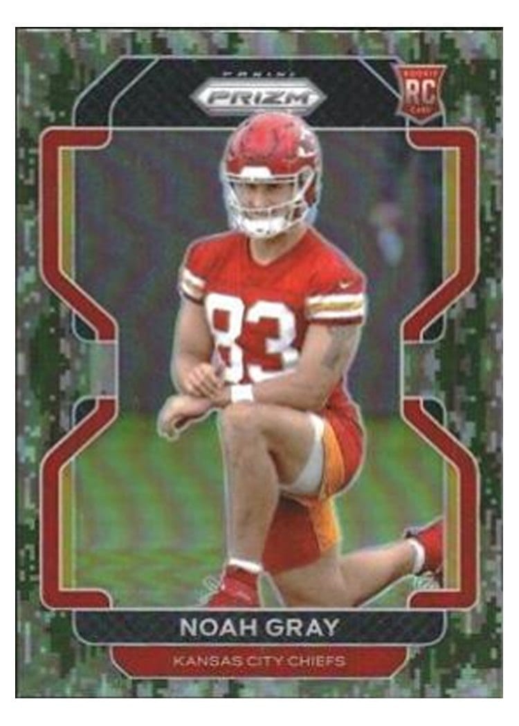 2021 Panini Prizm Base Set Noah Gray #418 card