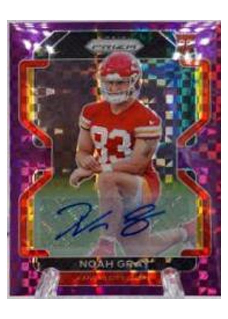 2021 Panini Prizm Base Set Noah Gray #418 card