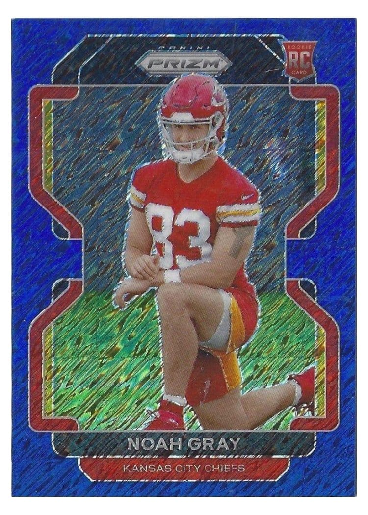 2021 Panini Prizm Base Set Noah Gray #418 card