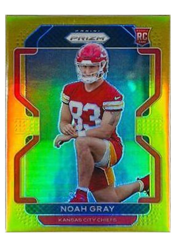 2021 Panini Prizm Base Set Noah Gray Gold Prizm #418 card