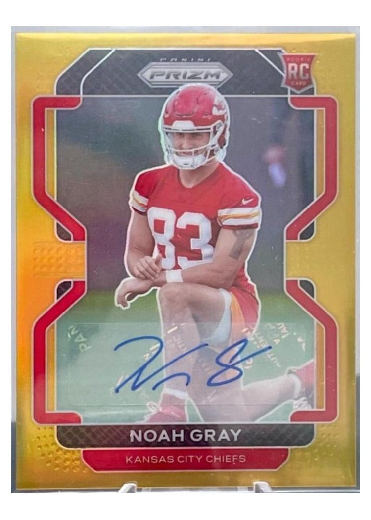 2021 Panini Prizm Base Set Noah Gray #418 card
