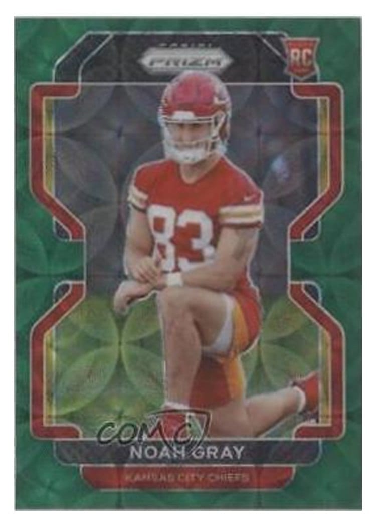 2021 Panini Prizm Base Set Noah Gray #418 card