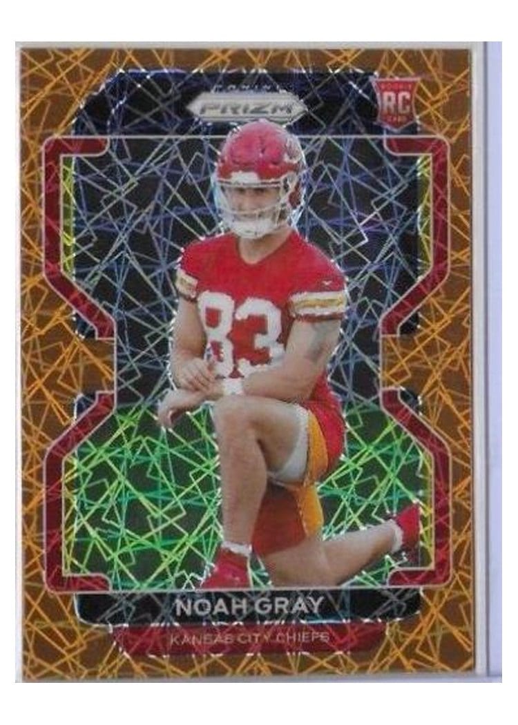 2021 Panini Prizm Base Set Noah Gray #418 card