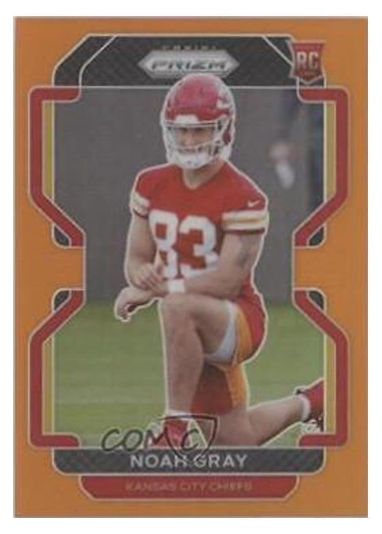 2021 Panini Prizm Base Set Noah Gray #418 card