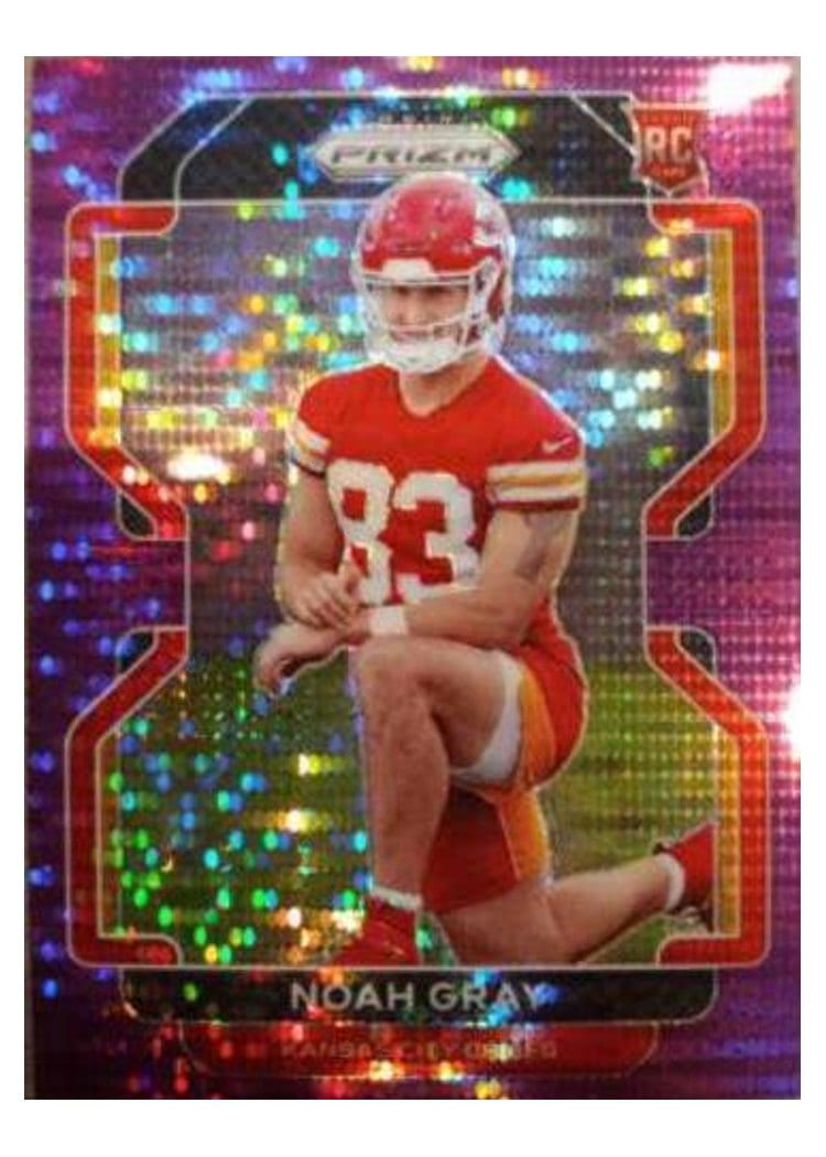2021 Panini Prizm Base Set Noah Gray #418 card