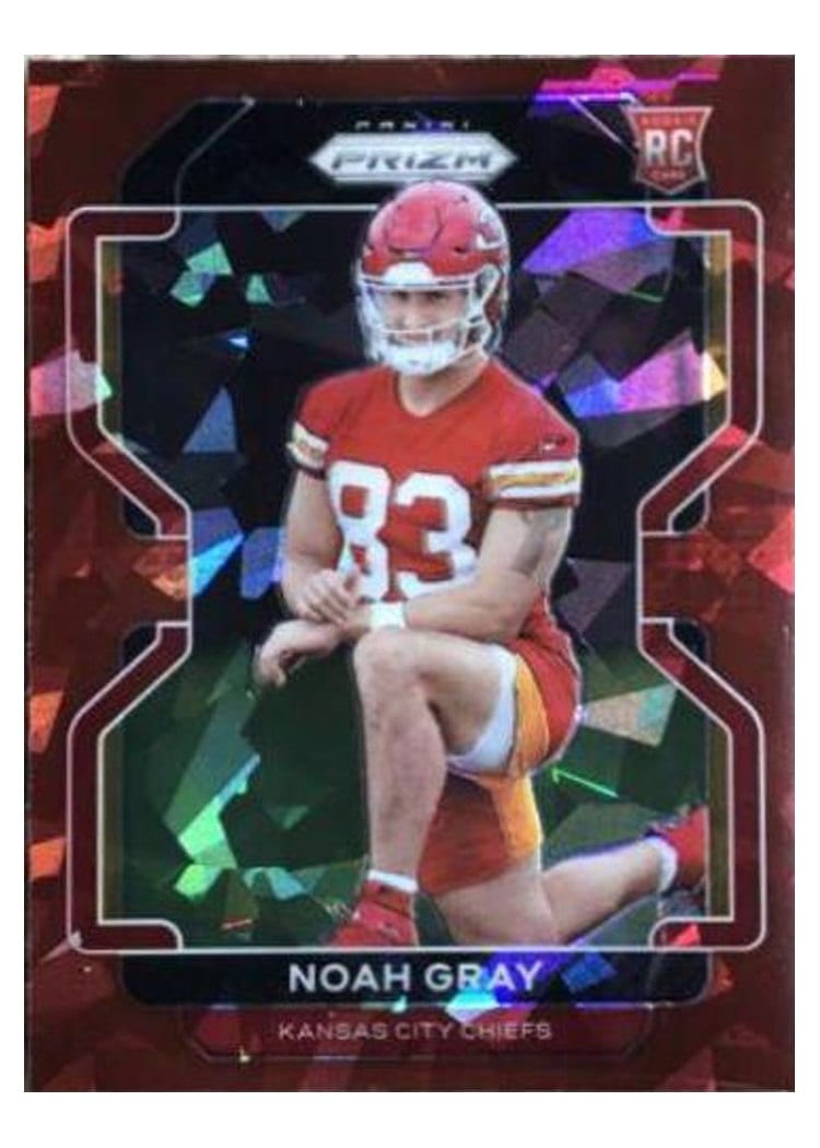 2021 Panini Prizm Base Set Noah Gray #418 card