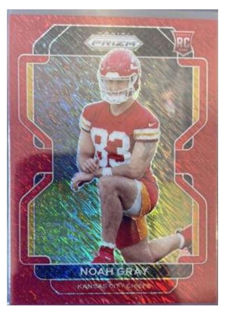 2021 Panini Prizm Base Set Noah Gray #418 card