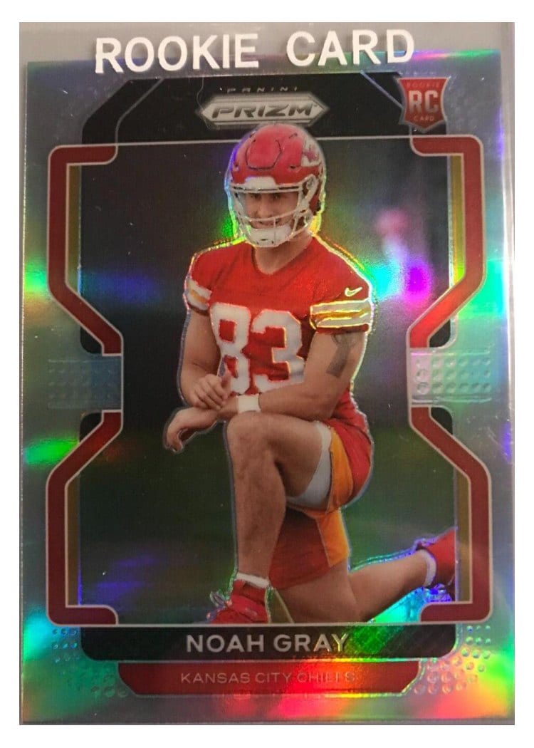 2021 Panini Prizm Base Set Noah Gray #418 card
