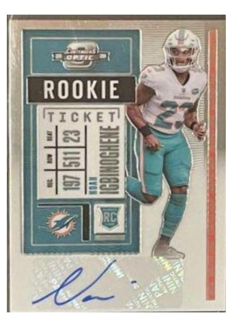 2020 Panini Contenders Optic Base Set Noah Igbinoghene #145 card