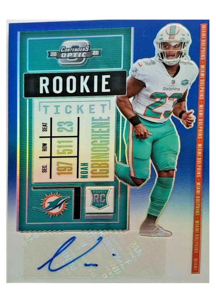 2020 Panini Contenders Optic Base Set Noah Igbinoghene #145 card