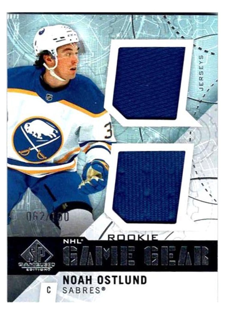2025-26 SP Game Used Game Gear Noah Ostlund #GG-NO card