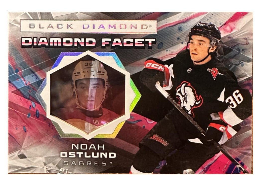 2025-26 Upper Deck Black Diamond Diamond Facet Noah Ostlund #DF-NO card