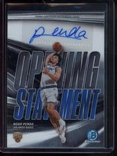 2025-26 Bowman Opening Statement Signatures Noah Penda #OS-NP card